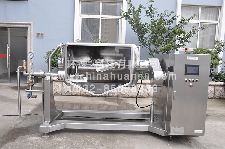 環(huán)速智能攪拌鍋WZJ-500臥式攪拌鍋、溫控系統(tǒng)不糊鍋         環(huán)速科技
